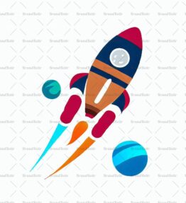 Rakete und Planeten